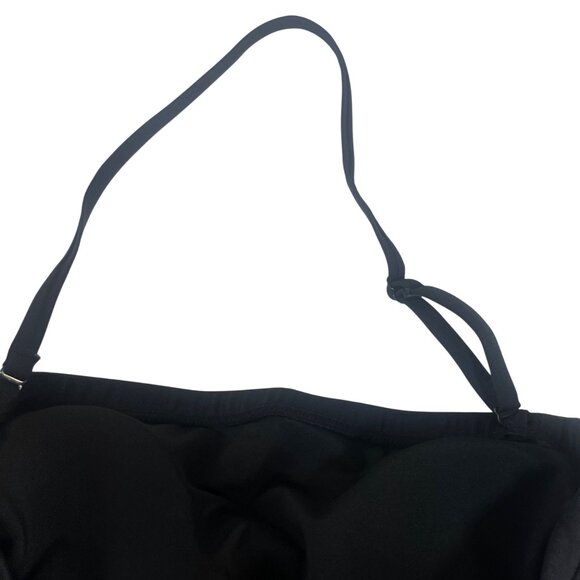 Holipick One Piece Swimsuit Size Medium Black New Halter Tummy Control Rushing - Picture 7 of 11